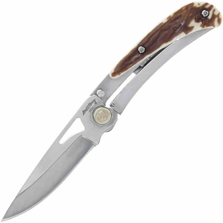 Couteau Schrade Uncle Henry 3UH Large Lame Acier 7Cr17MoV Manche Imitation Cerf Lockback SCH1227306 - Livraison Gratuite