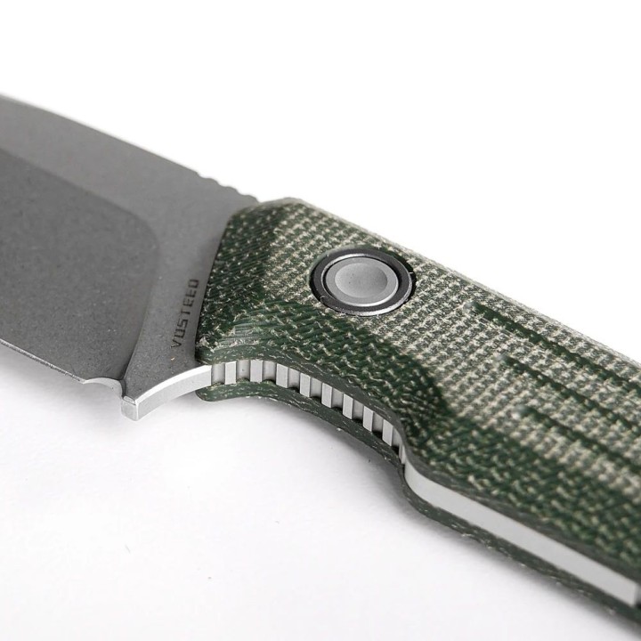 Couteau Vosteed Fullback Green Lame Acier Nitro-V SW Manche Micarta Etui Kydex VOSD0302 - Livraison Gratuite