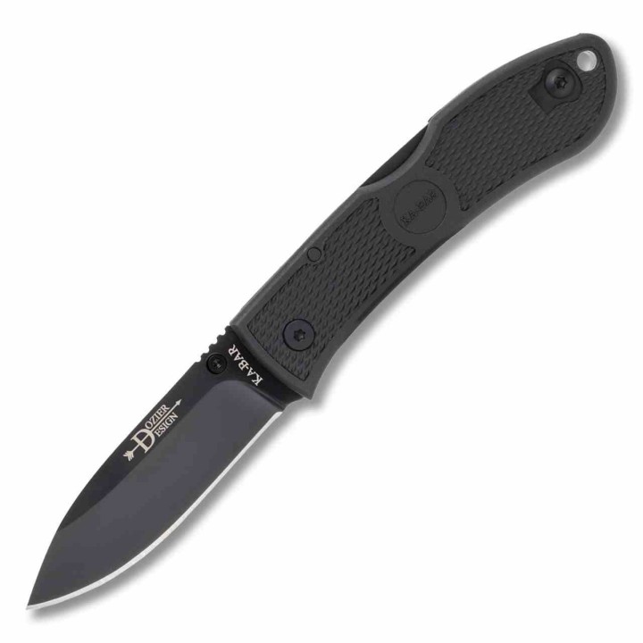 Couteau Ka-Bar Dozier Hunter Lame Acier S35VN Manche Zytel Noir Lockback KA4062S35 - Livraison Gratuite