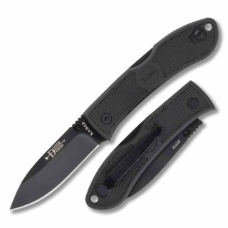 Couteau Ka-Bar Dozier Hunter Lame Acier S35VN Manche Zytel Noir Lockback KA4062S35 - Livraison Gratuite