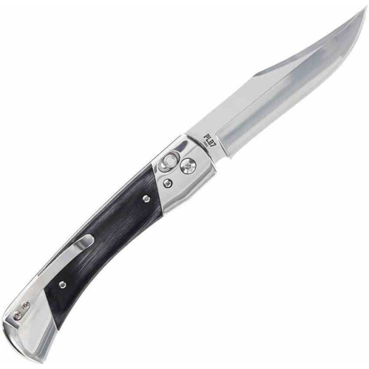 Couteau Schrade PLB7 Bear Paw Lame Clip Point Acier 7Cr17MoV Manche Bois Pivot Lock SCH1222017 - Livraison Gratuite