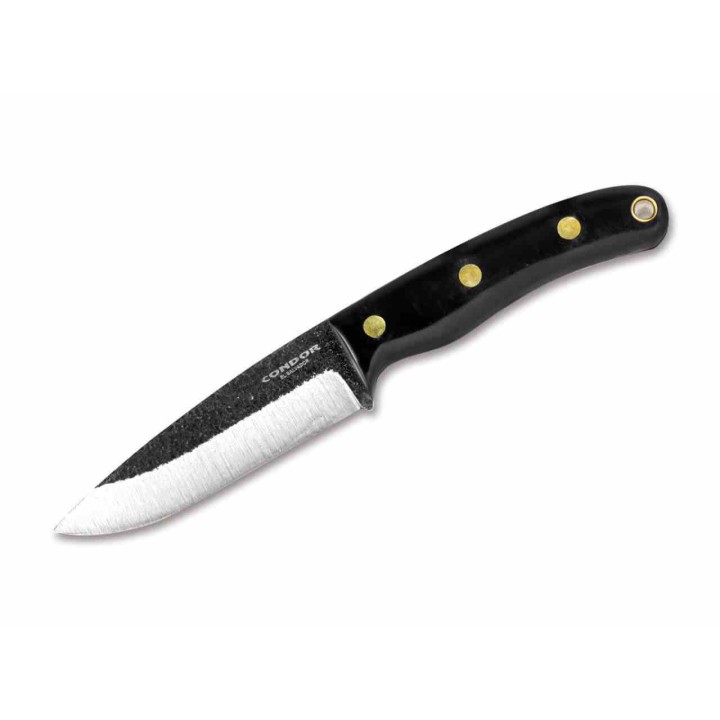 Couteau Condor Juliet Lame Acier 440C Manche Micarta Etui Cuir Made Salvador CTK106042SS - Livraison Gratuite