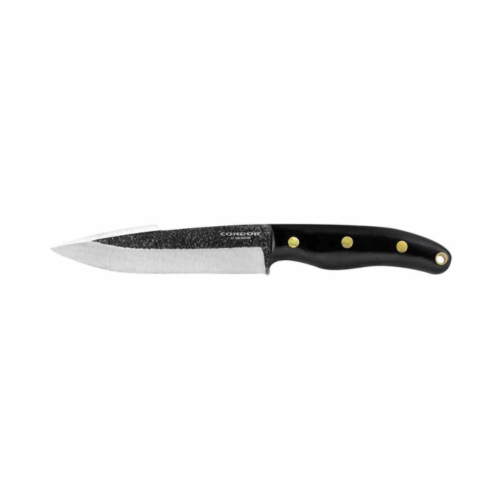 Couteau Condor Romeo Lame Acier 420HC Manche Micarta Etui Cuir Made Salvador CTK106057SS - Livraison Gratuite