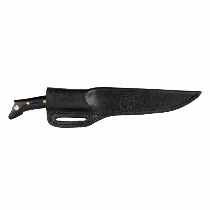 Couteau Condor Scythian Horse Lame Scythe Acier 14C28N Manche Micarta Etui Cuir Made Salvador CTK106165SK - Livraison Gratuite