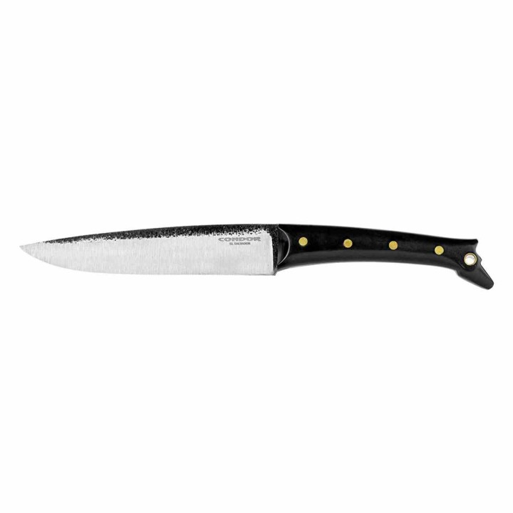 Couteau Condor Scythian Horse Lame Scythe Acier 14C28N Manche Micarta Etui Cuir Made Salvador CTK106165SK - Livraison Gratuite