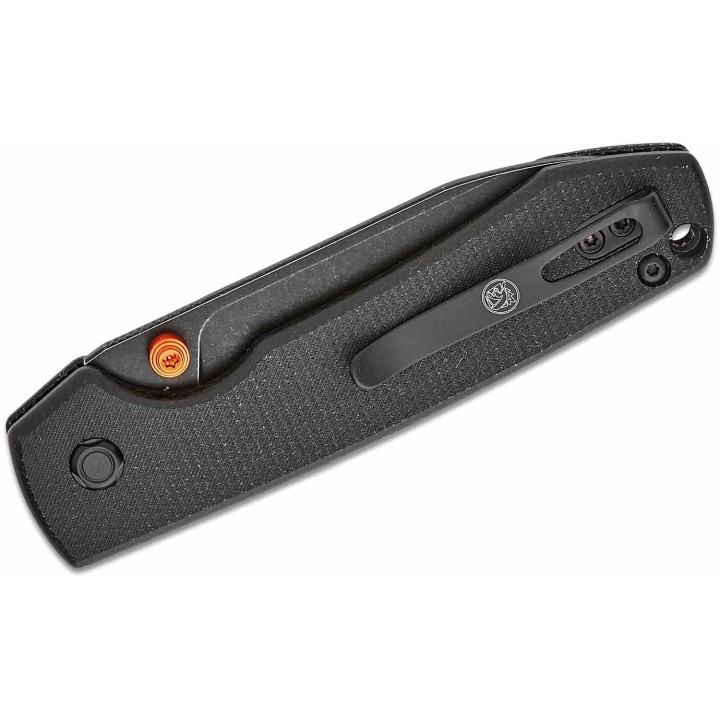 Couteau Vosteed Raccoon Lame Acier 14C28N Manche Micarta Noir TLL KIVT Clip VOSA2902 - Livraison Gratuite