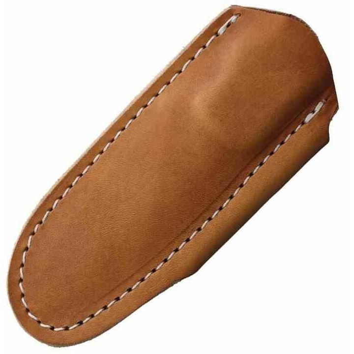 Couteau Bradford Knives Guardian 3 Lame Acier Bohler N690 Manche Micarta Natural Etui Cuir USA BRAD3FE104 - Livraison Gratuite