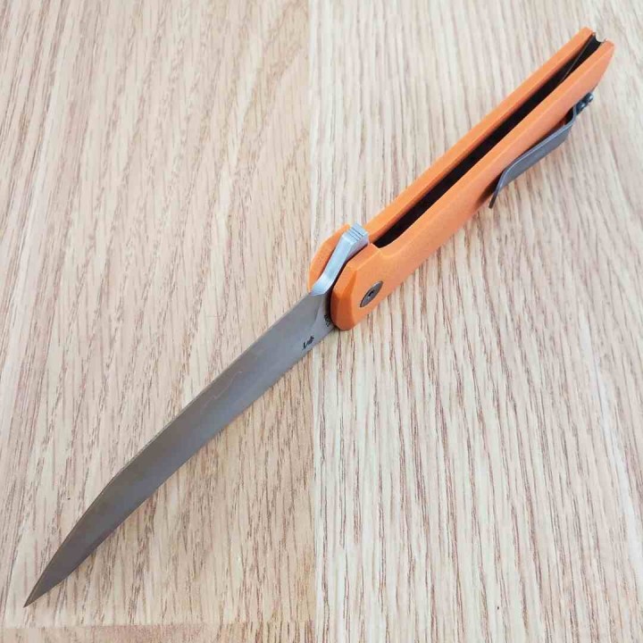 Couteau North Mountain Blade Chop 2 Orange Tanto Lame Acier SLD-Magic SAN MAI Button Lock NMB2406O Livraison Gratuite