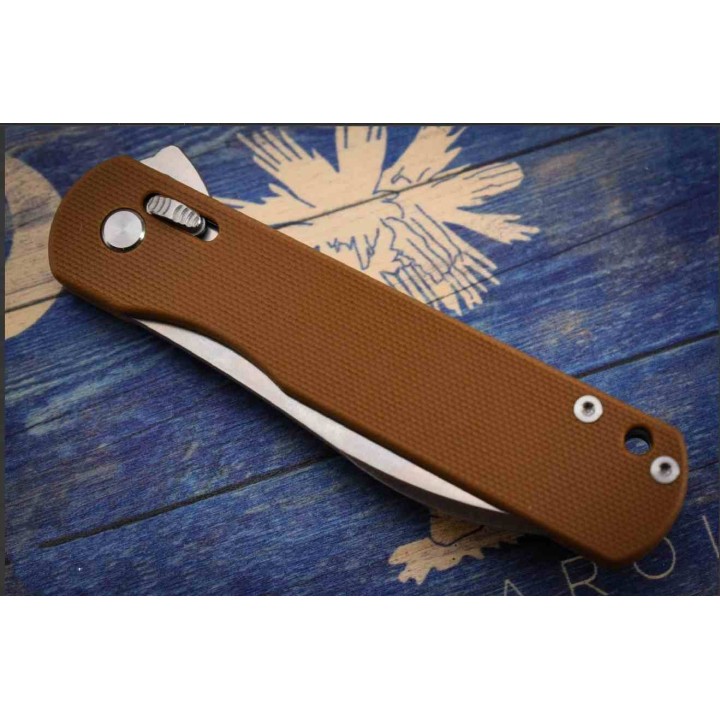 Couteau Rough Ryder Slide Lock Wharncliffe Lame Acier D2 Manche G10 Tan Clip RR2719 - Livraison Gratuite