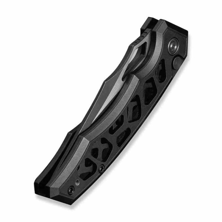 Couteau Pliant Civivi Anaaki Black Button Lock Lame Acier Nitro-V Manche Aluminium KIVT CIVC240391 - Livraison Gratuite