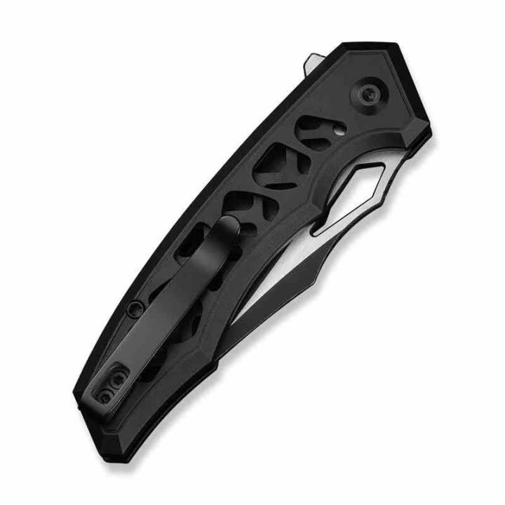 Couteau Pliant Civivi Anaaki Black Button Lock Lame Acier Nitro-V Manche Aluminium KIVT CIVC240391 - Livraison Gratuite