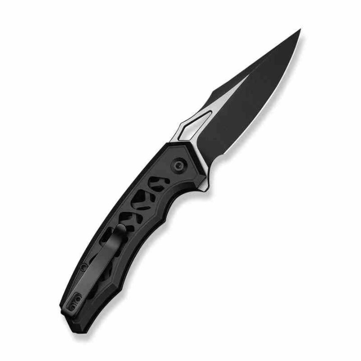 Couteau Pliant Civivi Anaaki Black Button Lock Lame Acier Nitro-V Manche Aluminium KIVT CIVC240391 - Livraison Gratuite