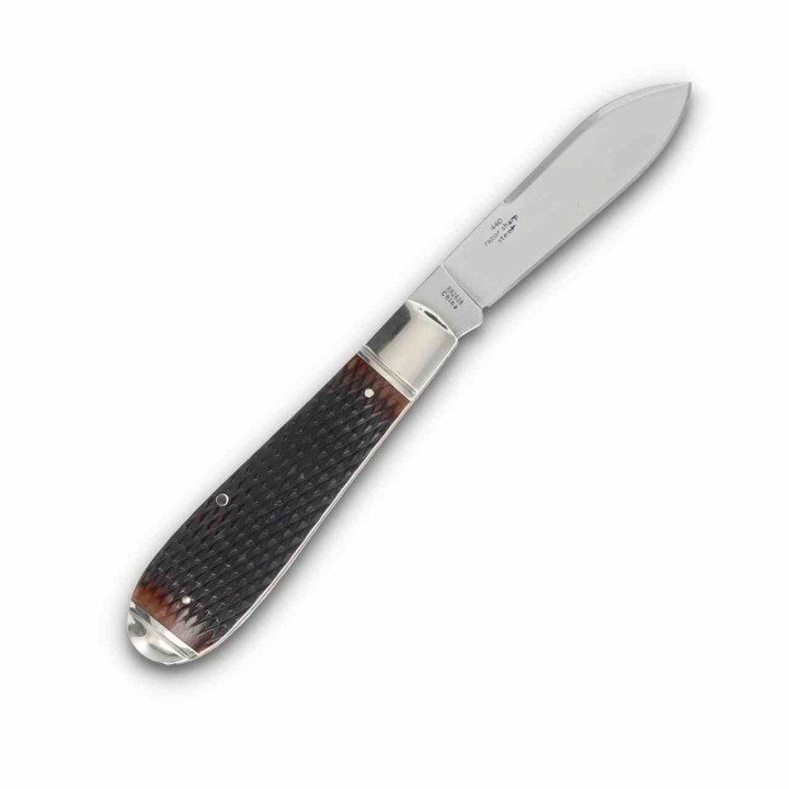Couteau Rough Ryder 30ème Anniversaire Teardrop Jack Cran Forcé Lame Acier 440A Manche Os - RR2628 Livraison Gratuite