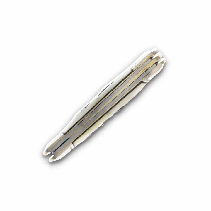 Couteau Rough Ryder Large Swayback Whittler Lames Acier 440 Manche Os Cerfé Slip Joint RR2575 - Livraison Gratuite