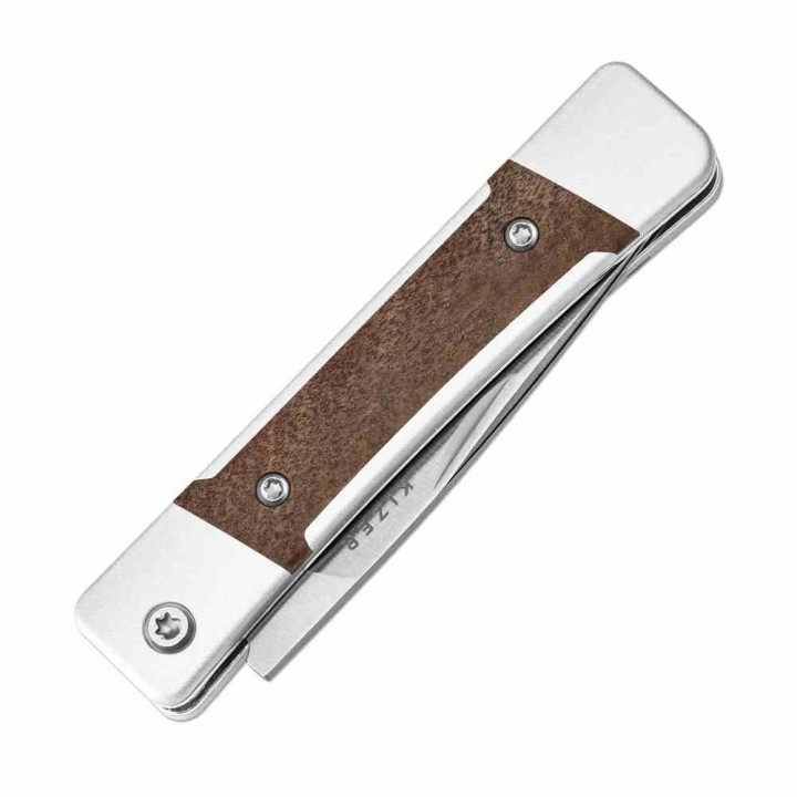 Couteau Kizer Little Grand Lame Acier Nitro-V Manche Alu/Mkuruti Slip Joint KIV2670A1 - Livraison Gratuite