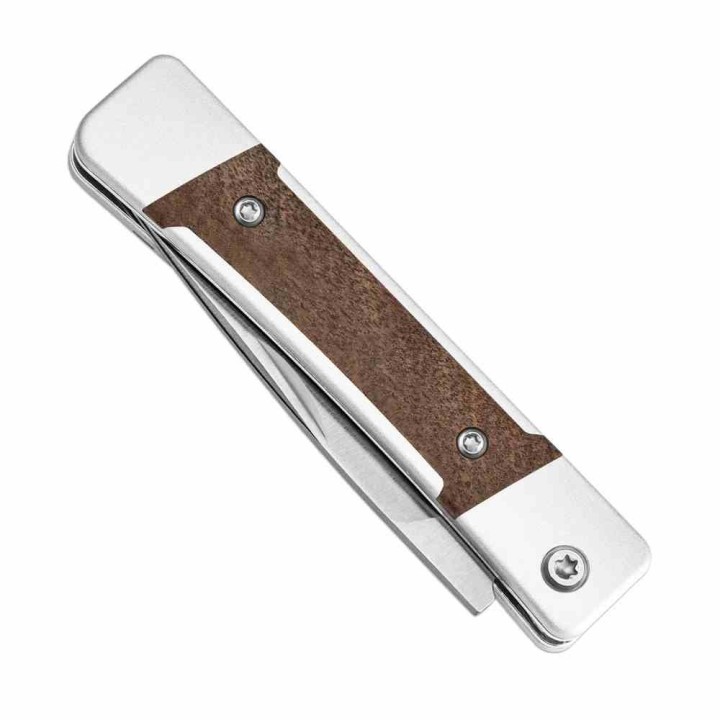 Couteau Kizer Little Grand Lame Acier Nitro-V Manche Alu/Mkuruti Slip Joint KIV2670A1 - Livraison Gratuite