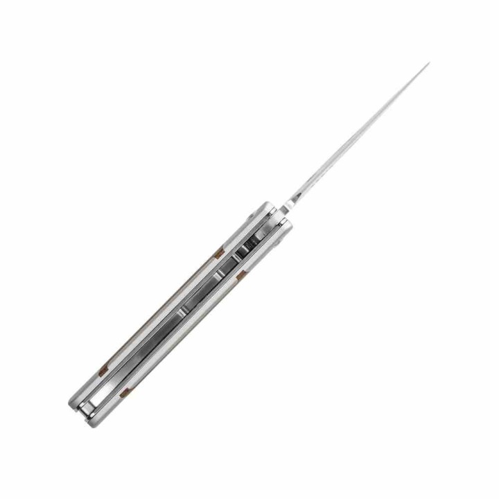 Couteau Kizer Little Grand Lame Acier Nitro-V Manche Alu/Mkuruti Slip Joint KIV2670A1 - Livraison Gratuite