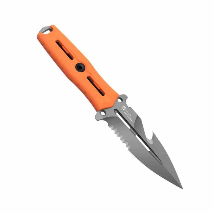 Couteau Kizer Norcross Spear Point Lame Acier Nitro-V Manche G10 Orange Etui Kydex KIZXFB01A5 - Livraison Gratuite