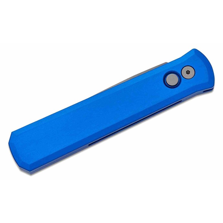 Couteau Automatique Pro-Tech 920 Godfather Blue AUTO Lame Acier 154CM Manche Alu USA PTK920BLUE - Livraison Gratuite