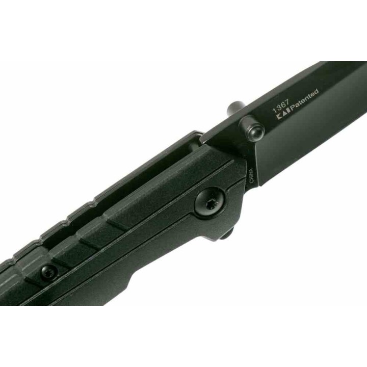 Couteau Kershaw Fiber A/O Sheepsfoot Lame Acier 8Cr13MoV Manche FRN Noir Liner Lock Clip KS1367 - Livraison Gratuite