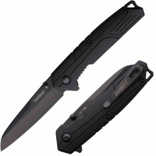 Couteau Kershaw Fiber A/O Sheepsfoot Lame Acier 8Cr13MoV Manche FRN Noir Liner Lock Clip KS1367 - Livraison Gratuite