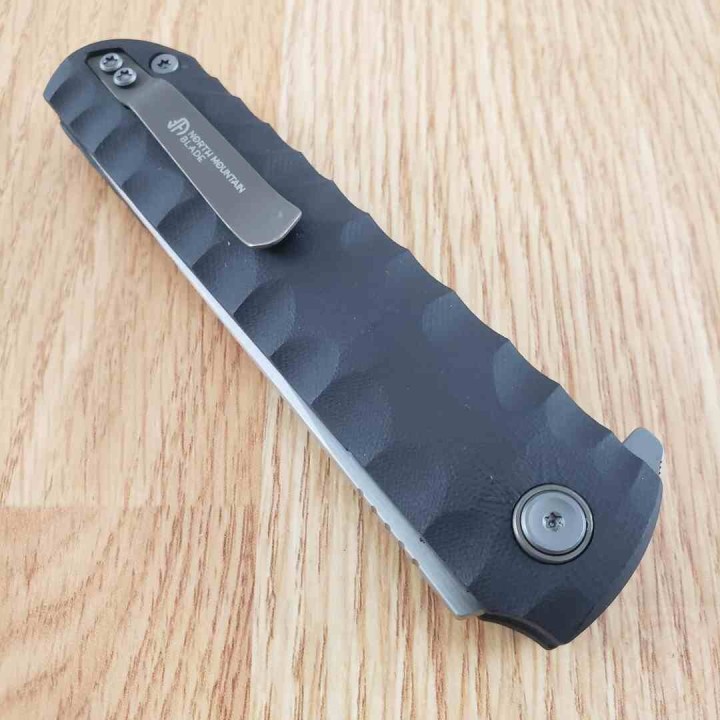 Couteau North Mountain Blade Kick Stop Chop Plus Tanto Lame Acier SLD-Magic Hitachi Manche G10 NMB2411BLK -  Livraison Gratuite