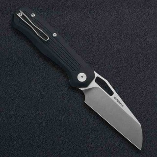 Couteau Ironfly SYPERFLY Black Lame Acier 14C28N Manche G10 KIVT Linerlock Clip IFVF03BK -  Livraison Gratuite