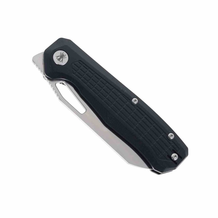 Couteau Ironfly SYPERFLY Black Lame Acier 14C28N Manche G10 KIVT Linerlock Clip IFVF03BK -  Livraison Gratuite