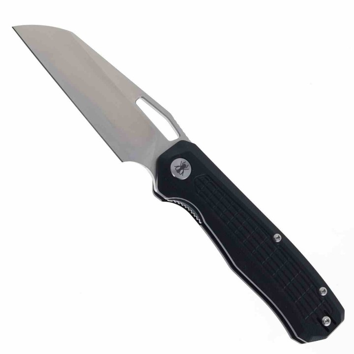 Couteau Ironfly SYPERFLY Black Lame Acier 14C28N Manche G10 KIVT Linerlock Clip IFVF03BK -  Livraison Gratuite