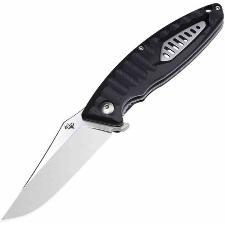 Couteau Diafire Regatta Lame Acier AUS-10A Manche G10 Noir Linerlock Clip DFA105701 - Livraison Gratuite