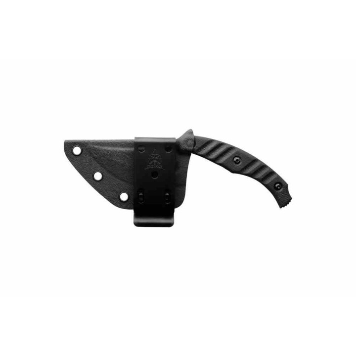 Couteau TOPS Ephyra Trailing Point Lame Acier 1095 Carbone Manche G-10 Noir Etui Kydex USA TPEPH01 - Livraison Gratuite