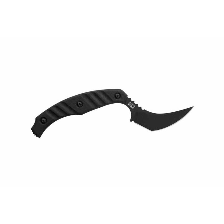 Couteau TOPS Ephyra Trailing Point Lame Acier 1095 Carbone Manche G-10 Noir Etui Kydex USA TPEPH01 - Livraison Gratuite