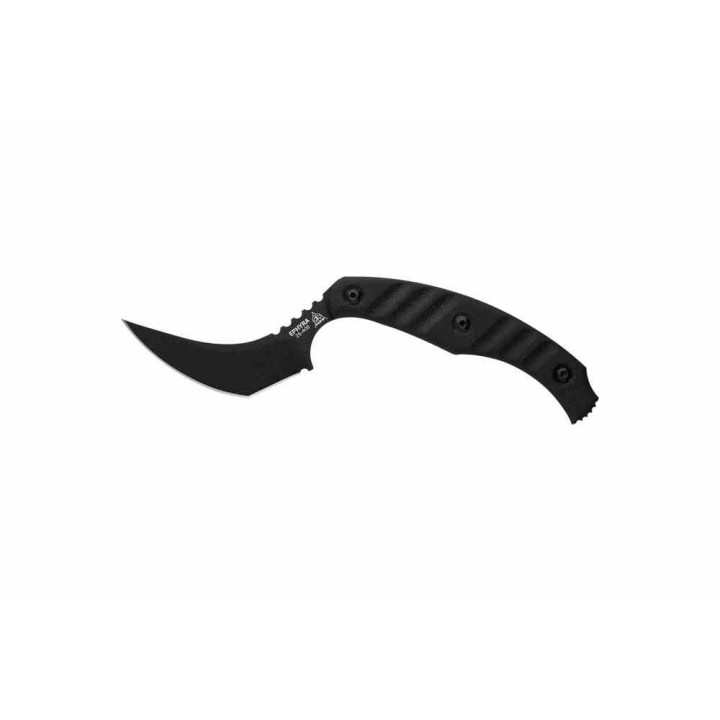 Couteau TOPS Ephyra Trailing Point Lame Acier 1095 Carbone Manche G-10 Noir Etui Kydex USA TPEPH01 - Livraison Gratuite