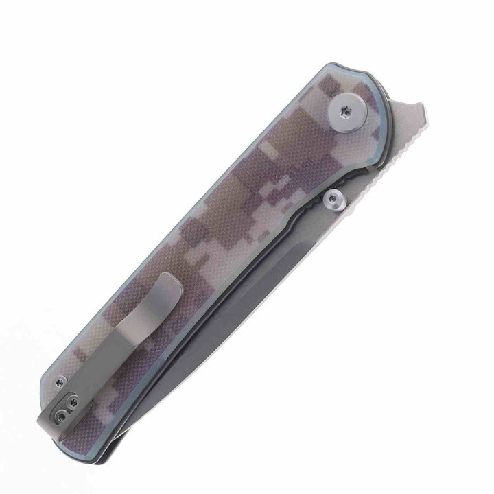Couteau Maxace Knives Peregrine S Camo Lame Acier 10Cr15CoMoV Manche G-10 Linerlock MAXMM302E - Livraison Gratuite