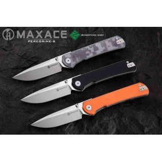 Couteau Maxace Knives Peregrine S Camo Lame Acier 10Cr15CoMoV Manche G-10 Linerlock MAXMM302E - Livraison Gratuite