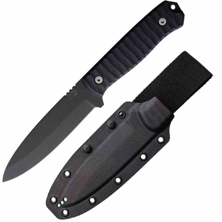Couteau Za-Pas Veni Lame Acier NMV Manche G10 Etui Plastique Poland ZPKVN1BK - Livraison Gratuite