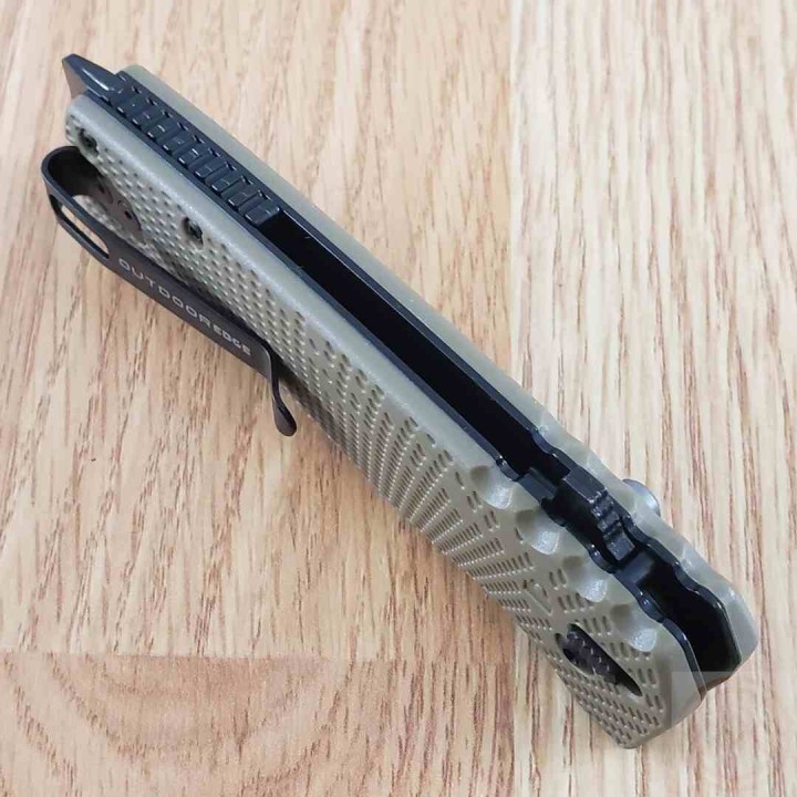 Couteau Outdoor Edge Razor XD1 Lames Interchangeables Acier 420J2 Manche GFN Button Lock OEXD130AC - Livraison Gratuite