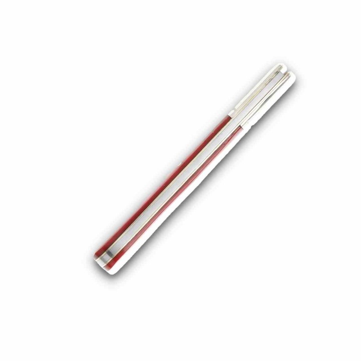 Couteau Rough Ryder Long Rifle Grandaddy Barlow Lame Acier 440 Manche Os Rouge Slip Joint RR2618 - Livraison Gratuite