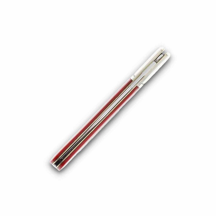 Couteau Rough Ryder Long Rifle Grandaddy Barlow Lame Acier 440 Manche Os Rouge Slip Joint RR2618 - Livraison Gratuite