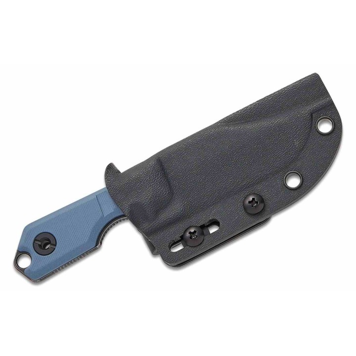 Couteau Vosteed Quokka Bowie Blue Lame Acier 14C28N Manche G10 Etui Kydex VOSD0602 - Livraison Gratuite