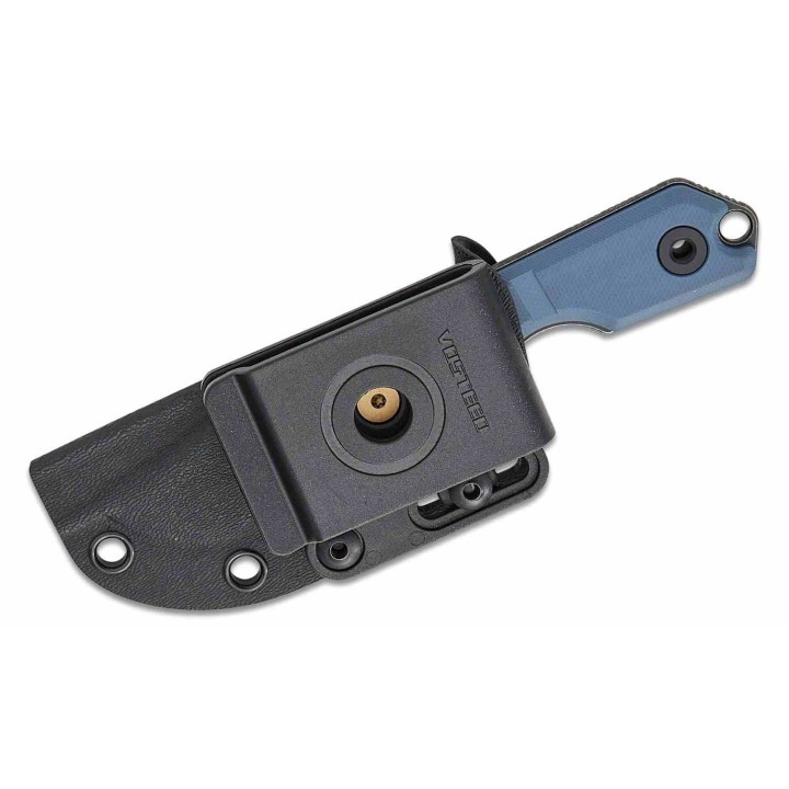 Couteau Vosteed Quokka Bowie Blue Lame Acier 14C28N Manche G10 Etui Kydex VOSD0602 - Livraison Gratuite