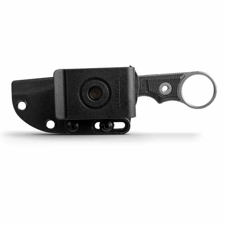 Couteau Vosteed Quokka-O Bowie Black Lame Acier 14C28N Manche Micarta Etui Kydex VOSD0501 - Livraison Gratuite