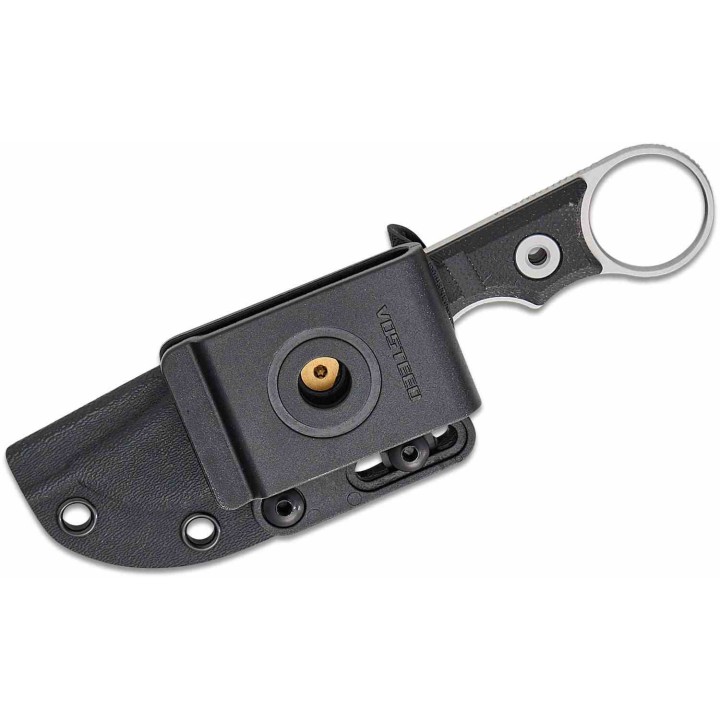 Couteau Vosteed Quokka-O Bowie Black Lame Acier 14C28N Manche Micarta Etui Kydex VOSD0501 - Livraison Gratuite