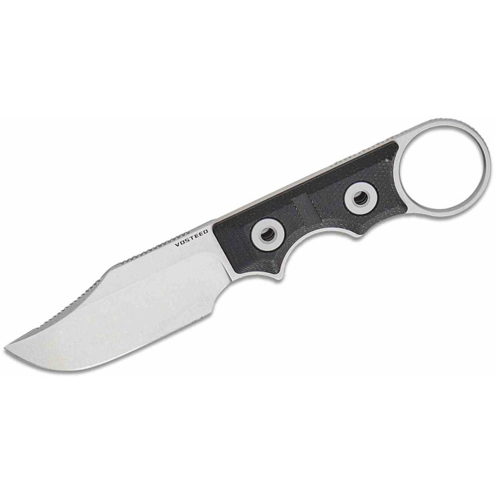 Couteau Vosteed Quokka-O Bowie Black Lame Acier 14C28N Manche Micarta Etui Kydex VOSD0501 - Livraison Gratuite