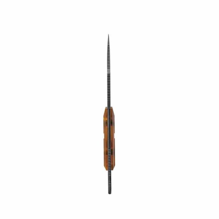 Couteau Vosteed Quokka-O Bowie Amber Lame Acier 14C28N Manche PEI Etui Kydex VOSD0503 - Livraison Gratuite
