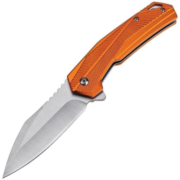 Couteau Tac-Force A/O Lame Acier 3Cr13MoV Manche Aluminium Orange Liner Lock Clip TF2018OR - Livraison Gratuite