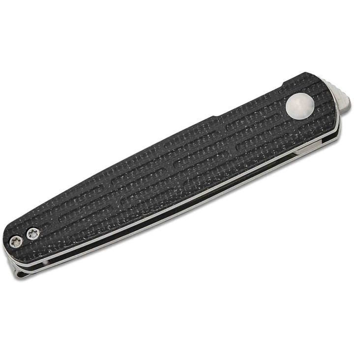 Couteau Kizer Bamboo Black Lame Nitro-V Satinée Manche Micarta Liner Lock KIV3722A1 - Livraison Gratuite