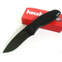 Couteau Kershaw Blur Acier 14C28N BlackWash Manche 6061-T6 made USA KS1670BW - Livraison Gratuite