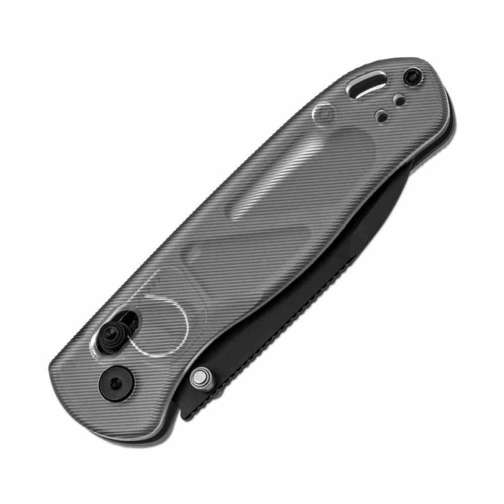 Couteau Kizer Drop Bear Lame Acier Nitro-V Manche Acrylique Transparent Clutch Lock KIV3619A9 - Livraison Gratuite