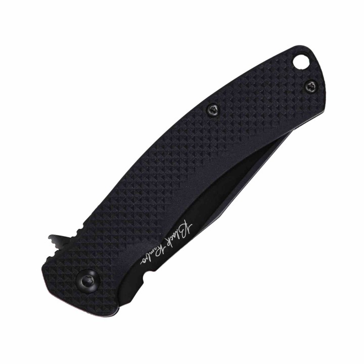 Couteau V Nives Black Rambo Shorty Lame Acier 420HC Clip Point Manche FRN Liner Lock VNI33FPBBK -  Livraison Gratuite